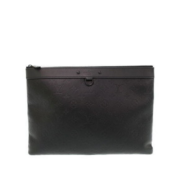 Louis Vuitton Monogram Shadow Pochette Discovery Clutch Bag - Picture 1 of 8